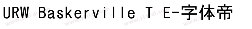 URW Baskerville T E字体转换